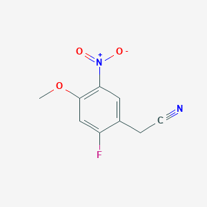 2-Fluoro-4-methoxy-5-nitrophenylacetonitrile