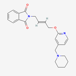 (E)-2-(4-((4-(Piperidin-1-ylmethyl)pyridin-2-yl)oxy)but-2-en-1-yl)isoindoline-1,3-dione