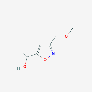 1-(3-(Methoxymethyl)isoxazol-5-yl)ethanol