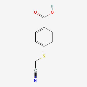 4-[(Cyanomethyl)sulfanyl]benzoic acid