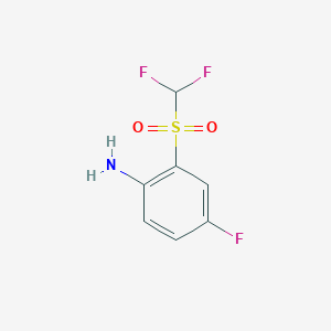 2-(Difluoromethylsulphonyl)-4-fluoroaniline