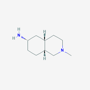 (4AS,6S,8aR)-2-methyldecahydroisoquinolin-6-amine