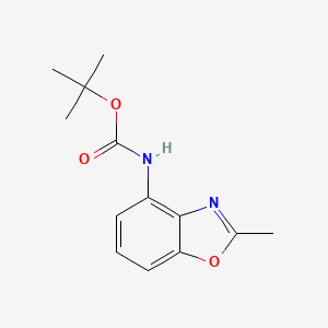 tert-Butyl (2-methylbenzo[d]oxazol-4-yl)carbamate