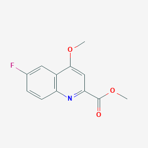 Methyl 6-fluoro-4-methoxyquinoline-2-carboxylate