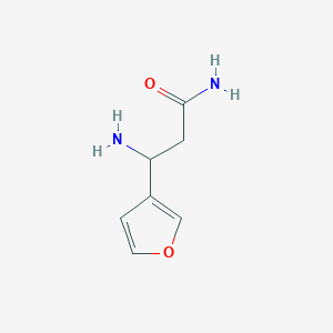 3-Amino-3-(furan-3-yl)propanamide