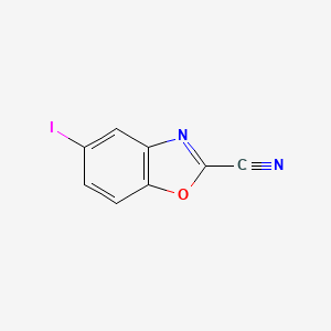 5-Iodobenzo[d]oxazole-2-carbonitrile