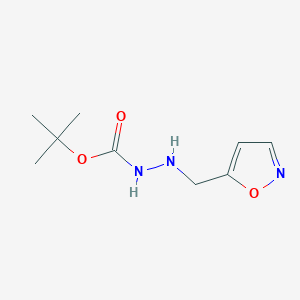 Tert-butyl 2-(isoxazol-5-ylmethyl)hydrazinecarboxylate