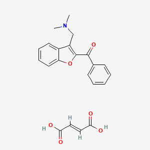 (3-((Dimethylamino)methyl)benzofuran-2-yl)(phenyl)methanone fumarate