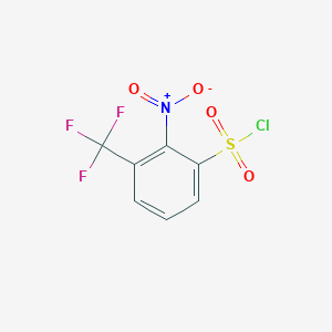 2-Nitro-3-(trifluoromethyl)benzenesulphonyl chloride