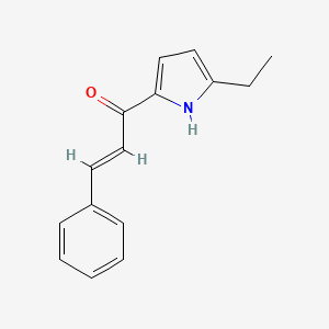 (E)-1-(5-ethyl-1H-pyrrol-2-yl)-3-phenylprop-2-en-1-one