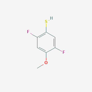 molecular formula C7H6F2OS B12868366 2,5-Difluoro-4-methoxythiophenol CAS No. 1208076-59-8