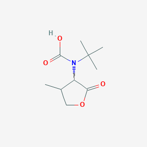 tert-Butyl((3S)-4-methyl-2-oxotetrahydrofuran-3-yl)carbamic acid