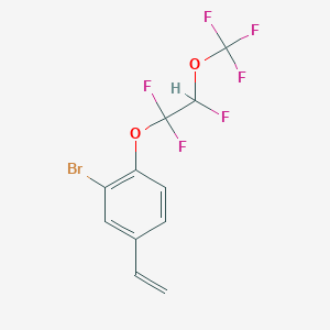 3-Bromo-4-[1,1,2-trifluoro-2-(trifluoromethoxy)ethoxy]styrene