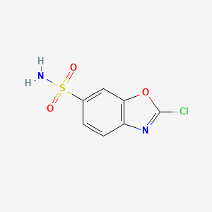 2-Chlorobenzo[d]oxazole-6-sulfonamide