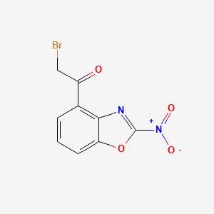 2-Bromo-1-(2-nitrobenzo[d]oxazol-4-yl)ethanone