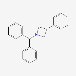 molecular formula C22H21N B1286842 1-Benzhydryl-3-phenylazetidine CAS No. 913814-30-9