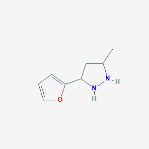 3-(Furan-2-yl)-5-methylpyrazolidine