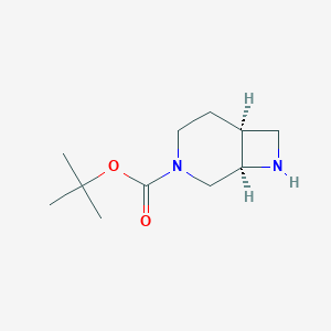 molecular formula C11H20N2O2 B1286846 cis-3-Boc-3,8-ジアザビシクロ[4.2.0]オクタン CAS No. 370882-99-8