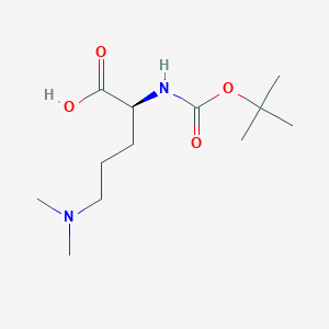 (S)-2-[(Tert-butoxycarbonyl)amino]-5-(dimethylamino)pentanoic acid