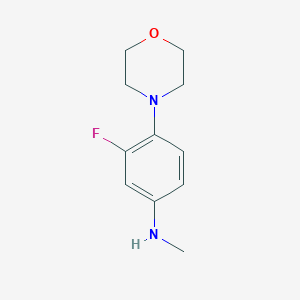 (3-Fluoro-4-morpholin-4-yl-phenyl)-methyl-amine