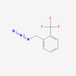 molecular formula C8H6F3N3 B1286855 1-(Azidomethyl)-2-(trifluoromethyl)benzene CAS No. 823189-03-3