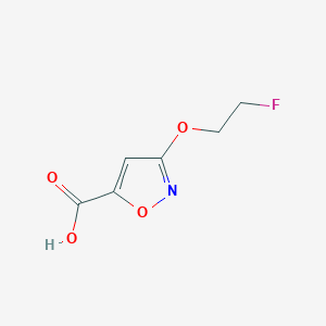 3-(2-Fluoroethoxy)isoxazole-5-carboxylic acid