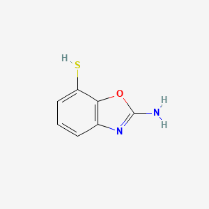 2-Aminobenzo[d]oxazole-7-thiol