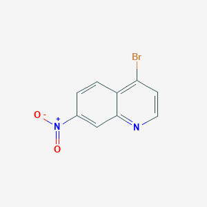 molecular formula C9H5BrN2O2 B1286857 4-溴-7-硝基喹啉 CAS No. 933486-43-2