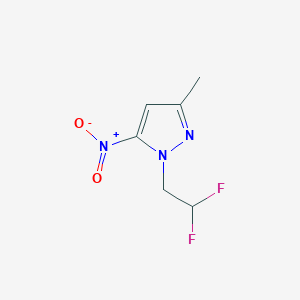 1-(2,2-difluoroethyl)-3-methyl-5-nitro-1H-pyrazole