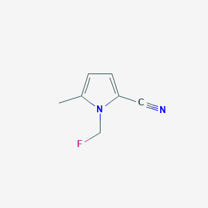 1-(Fluoromethyl)-5-methyl-1H-pyrrole-2-carbonitrile