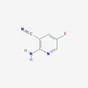 molecular formula C6H4FN3 B1286859 2-Amino-5-fluoronicotinonitrile CAS No. 801303-22-0