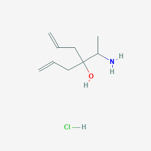 4-(1-Amino-ethyl)-hepta-1,6-dien-4-ol hydrochloride