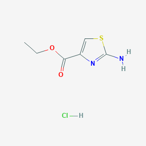 molecular formula C6H9ClN2O2S B1286865 2-氨基噻唑-4-羧酸乙酯盐酸盐 CAS No. 435342-17-9