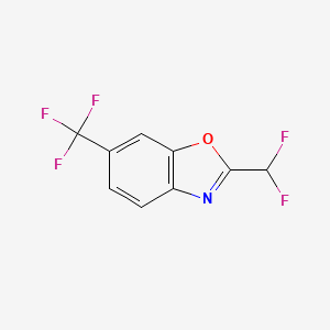 2-(Difluoromethyl)-6-(trifluoromethyl)benzo[d]oxazole