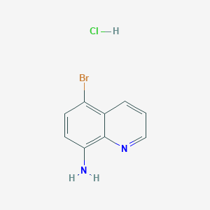 molecular formula C9H8BrClN2 B1286866 5-Bromo-quinolin-8-ylamine hydrochloride CAS No. 297760-76-0