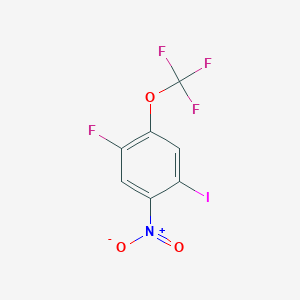 5-Fluoro-2-iodo-4-(trifluoromethoxy)nitrobenzene