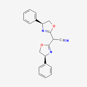 2,2-bis((S)-4-phenyl-4,5-dihydrooxazol-2-yl)acetonitrile