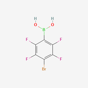 molecular formula C6H2BBrF4O2 B1286882 4-Bromo-2,3,5,6-tetrafluorophenylboronic acid CAS No. 1016231-40-5