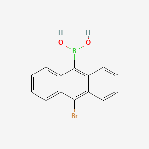 molecular formula C14H10BBrO2 B1286884 10-Bromoanthracene-9-boronic acid CAS No. 641144-16-3