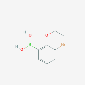 molecular formula C9H12BBrO3 B1286886 3-溴-2-异丙氧基苯硼酸 CAS No. 870718-04-0