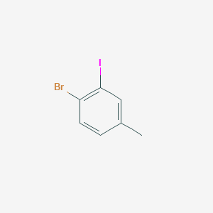 molecular formula C7H6BrI B1286887 1-Bromo-2-iodo-4-methylbenzene CAS No. 858841-53-9