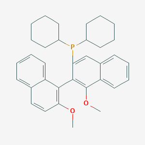 Dicyclohexyl(1',2-dimethoxy-[1,2'-binaphthalen]-3'-yl)phosphine