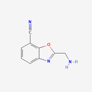 2-(Aminomethyl)-7-cyanobenzo[d]oxazole