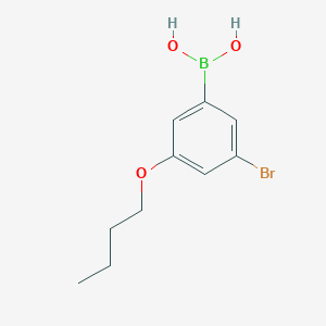 molecular formula C10H14BBrO3 B1286890 (3-Bromo-5-butoxyphenyl)boronic acid CAS No. 1072951-84-8