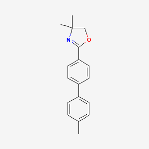 Oxazole, 4,5-dihydro-4,4-dimethyl-2-(4'-methyl[1,1'-biphenyl]-4-yl)-