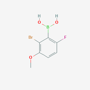 2-Bromo-6-fluoro-3-methoxyphenylboronic acid