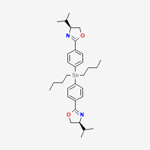 Dibutylbis(4-((S)-4-isopropyl-4,5-dihydrooxazol-2-yl)phenyl)stannane