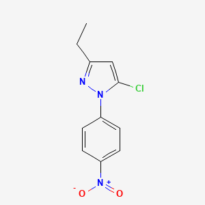 5-Chloro-3-ethyl-1-(4-nitrophenyl)-1H-pyrazole