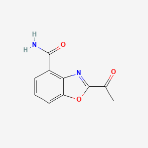 2-Acetylbenzo[d]oxazole-4-carboxamide