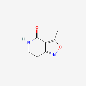 3-methyl-6,7-dihydroisoxazolo[4,3-c]pyridin-4(5H)-one